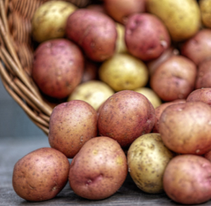 rode aardappels